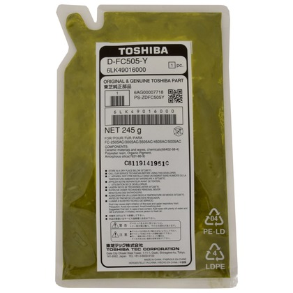 Wholesale Toshiba E STUDIO 2505AC Yellow Developer