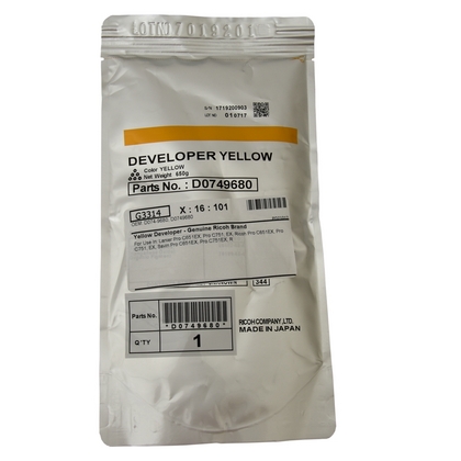 Wholesale Savin Pro C751R Yellow Developer