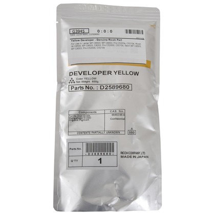 Wholesale Lanier MP C8003 Yellow Developer