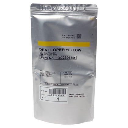 Wholesale Lanier LD550CSPF Yellow Developer