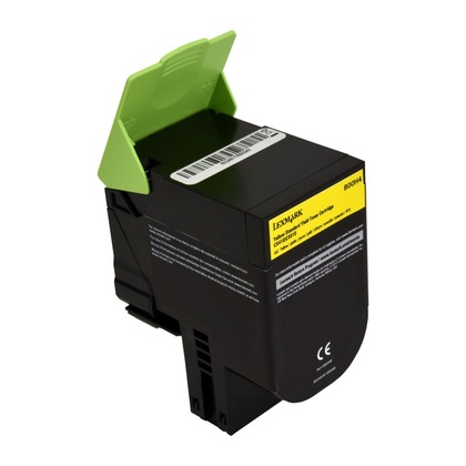 Wholesale Lexmark CX410dte Yellow High Yield Toner Cartridge