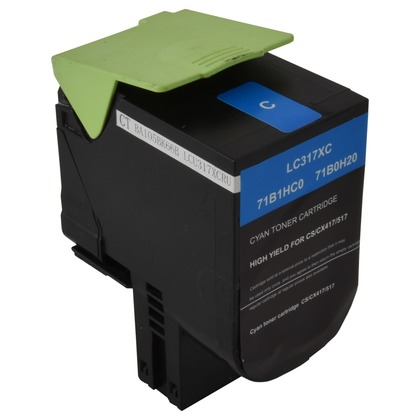 Lexmark CS417dn Compatible Cyan High Yield Toner Cartridge